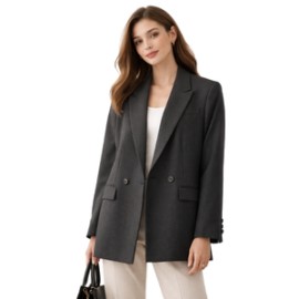 Antrasit Blazer Ceket