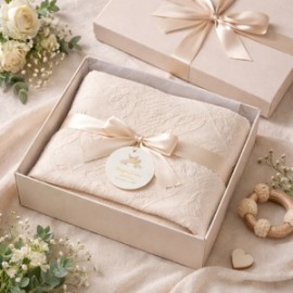 Doğal Bamboo Bebek Battaniyesi