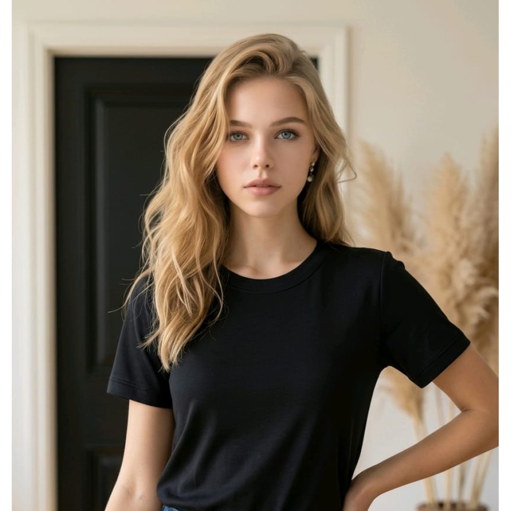Basic Black T-Shirt – Basic Siyah Tişört